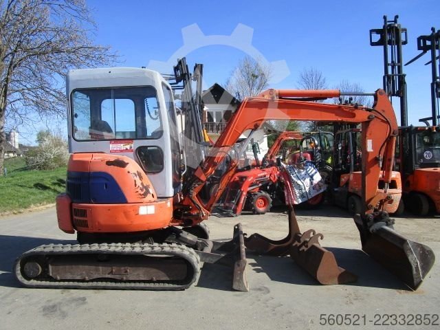 Hitachi EX36UE - Schnellwechsler + 3 Löffel