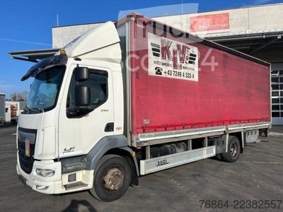 LKW mit Pritsche & Plane DAF LF 250, 16 TONNER PLANE MIT LBW,  MANUELL, E6 gebraucht