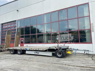 Tieflader Anhänger Fliegl DTS 300  3 Achs Tiefladeranhänger gebraucht
