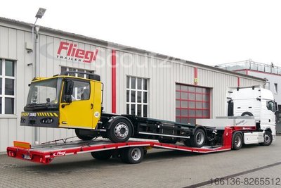 Tieflader-Sattelauflieger Fliegl SES 210 Schatzträger für LKW Transport neu