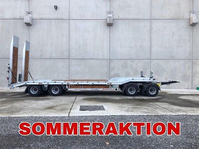 Möslein T 4 VB H1 neuer 4 Achs Tieflader hydraulischen Ra