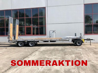 Möslein T 3-6 VB 3 Achs Tieflader- Anhänger, Verbreiterun