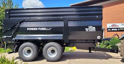Brantner TA 24070 Power Tube = 7m HARDOX-Boden mit 2 Kipp-Zylindern + Luftfederung + 24 to +150mm BPW Lenkachse + 3-Kart