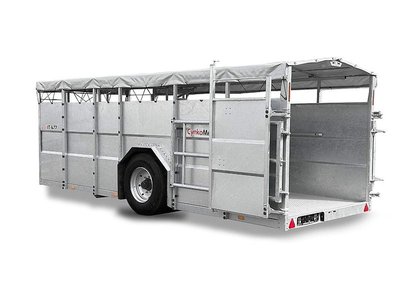 Cynkomet Viehtransportwagen 7,1 t – hydraulisch absenkbar – EU-Homologation – neu