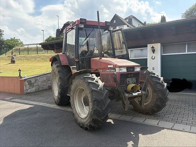 Case IH 844 XLA Plus Schräghauber Druckluft Fronthydraulik Frontzapfwelle 40 km/h TÜV 1.Hd ä 856 956