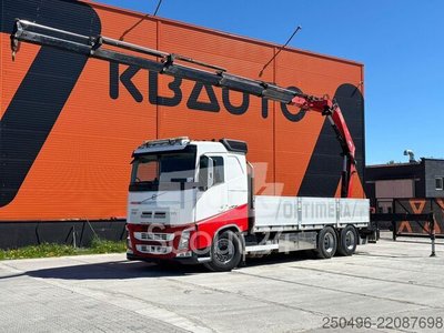 Offener Körper Volvo FH 500 6x2 FASSI F195A.2.25 / PLATFORM L=6509 mm gebraucht