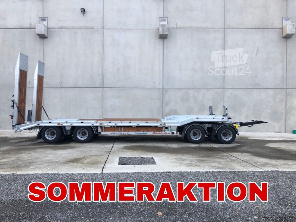 Tieflader Anhänger Möslein T 4 VB F  4 Achs Tieflader- Anhänger, Neufahrzeug neu
