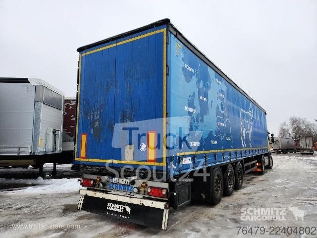 Auflieger mit Pritsche & Plane Schmitz Cargobull Curtainsider Standard gebraucht
