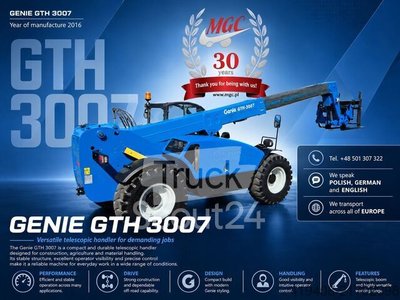 Teleskoplader Genie GTH3007 / NEW SERVICE / 1 OWNER / GREAT! gebraucht