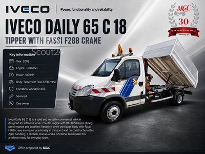 Kipper mit Kran IVECO Daily 65C18 gebraucht