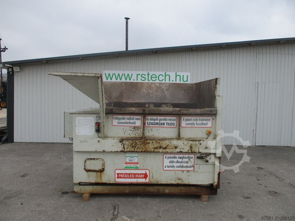 DRÁVA ACÉL Papierpresse Abfallpresse (3409)