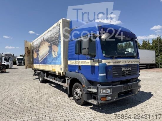 Wechselfahrgestell LKW MAN TGM ,SCHLAFKABINE, 12.280 4X2 LL E4  PLUS  KOFFER WAP gebraucht