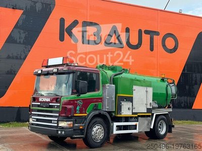 Saugwagen Scania P 94 4x2 TANK 9000 I + 1200 l / VACUUM Jurop PR... gebraucht