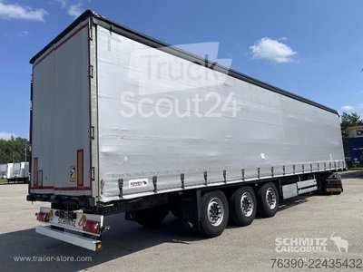 Auflieger mit Pritsche & Plane Schmitz Cargobull Semitrailer Curtainsider Standard gebraucht