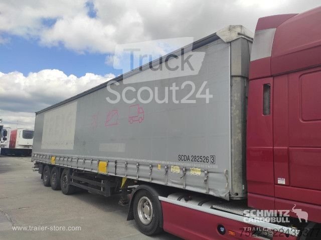 Auflieger mit Pritsche & Plane Schmitz Cargobull Curtainsider Standard gebraucht