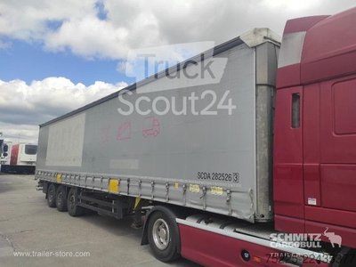 Auflieger mit Pritsche & Plane Schmitz Cargobull Curtainsider Standard gebraucht