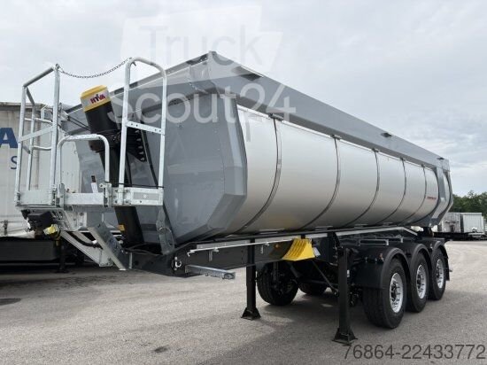 Kipper Auflieger SCHWARZMüLLER THERMORUNDMULDE 25 M , LIFTACHSE, ROLLPLANE, BPW ACHSEN,  SOFORT VERFüGBAR neu