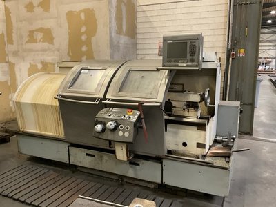 GILDEMEISTER -  NEF520- 1990 -Zyklengesteuerte Drehmaschine / CNC-Drehbank