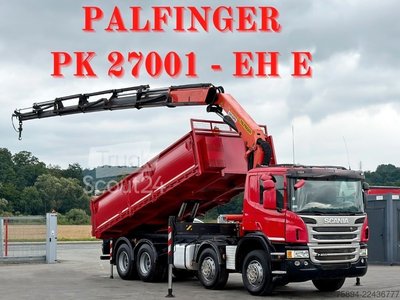 Autokran SCANIA P 400 * KIPPER 6,20m * PK 27001-EH E + FUNK* 8x4 gebraucht