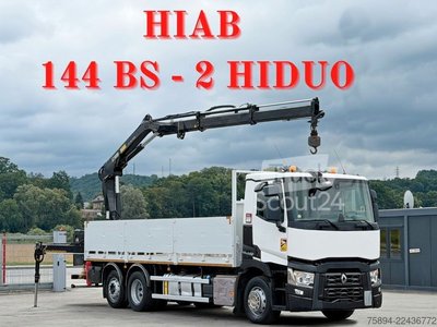 Autokran RENAULT T 380 * HIAB 144 BS - 2 HIDUO + FUNK * TOP! gebraucht