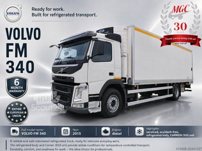 Kühl-/Tiefkühltransport Volvo FM 340 / CARRIER I350 / LIFT ZEPRO gebraucht