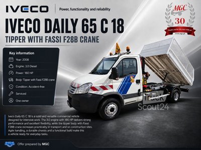 Kipper mit Kran IVECO Daily 65C18 gebraucht
