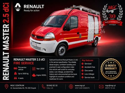 Löschfahrzeug Renault Master 2.5 DCi 120KM / SERVICED / LOW KM! gebraucht