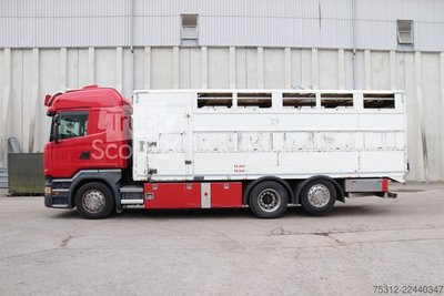 Viehtransporter LKW Scania R490  E6 Retarder 2 Stock AHK Lift Lenk gebraucht