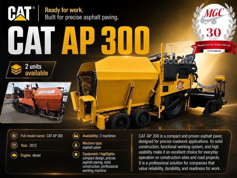 Paver Caterpillar AP300 / 1 OWNER / SERVICED! gebraucht