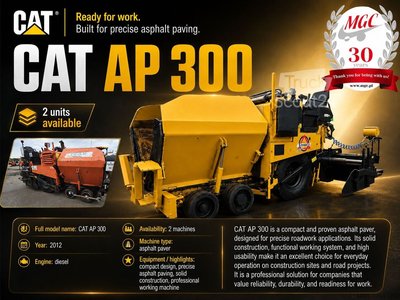 Paver Caterpillar AP300 / 1 OWNER / SERVICED! gebraucht