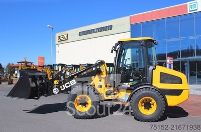 407 Radlader + Gabel + Standardschaufel JCB 407 Kompaktradlader Stufe V - NEU neu