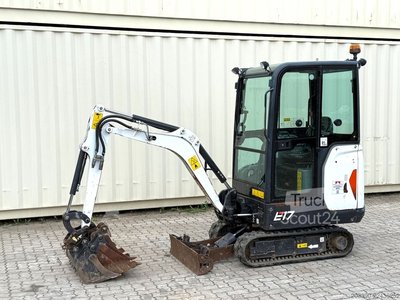 Minibagger BOBCAT E17 / 2023 BJ / 4 x Löffel / 796 H gebraucht
