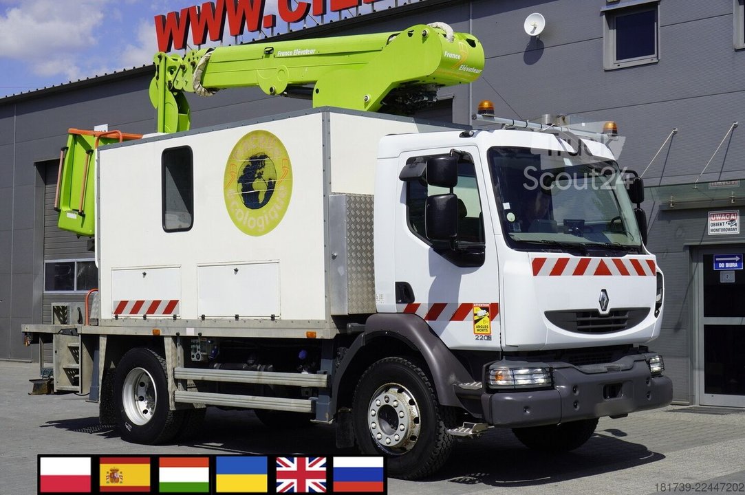 Hubarbeitsbühne Renault Midlum 220 DXi / 50 tho. km! gebraucht