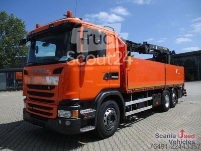LKW mit Pritsche (offen) Scania G 370 LB6x2*4HNA / PK21001L, Steinzange gebraucht