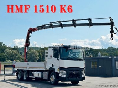 Autokran RENAULT C 460 * HMF 1510 K6 + FUNK * 6x4 gebraucht