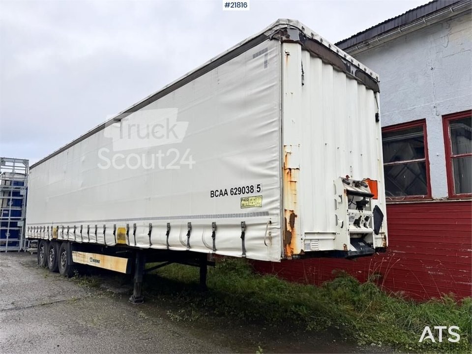Schiebeplanen Krone Curtain-Side Trailer gebraucht