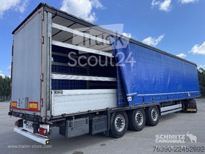 Auflieger mit Pritsche & Plane Schmitz Cargobull Semitrailer Curtainsider Standard gebraucht
