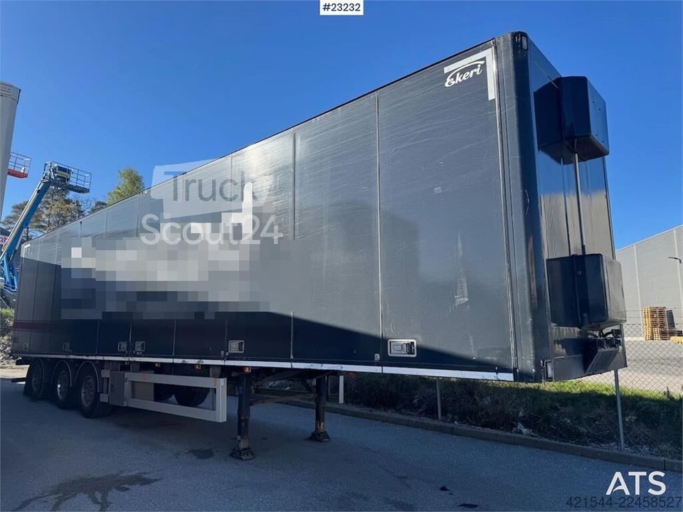 Koffer Ekeri box semi-trailer with full side opening and lift gebraucht