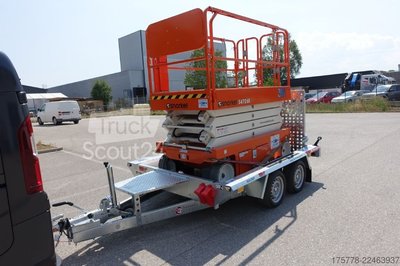 Arbeitsbühne Snorkel S4726E inkl. Transportanhänger gebraucht
