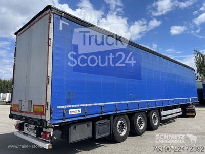 Auflieger mit Pritsche & Plane Schmitz Cargobull Semitrailer Curtainsider Standard gebraucht