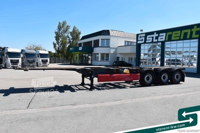 Auflieger-Wechselfahrgestell KRONE Containerchassis 1x20 / 2x20 / 1x30 / 1x40 1x45 gebraucht