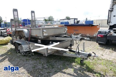 PKW-Anhänger HUMBAUR HS 253016, Tieflader, Rampen, Tandem, 1,9to. NL gebraucht