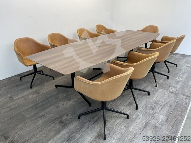 Designermöbel office furniture Vitra, Menu, table chairs