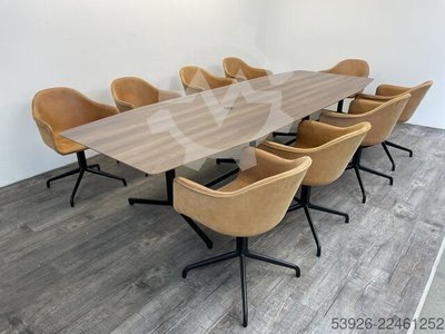 Designermöbel office furniture Vitra, Menu, table chairs
