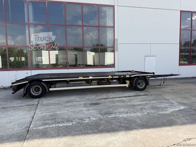 Tieflader Anhänger Hüffermann ISA  2 Achs Abrollanhänger- Tieflader gebraucht