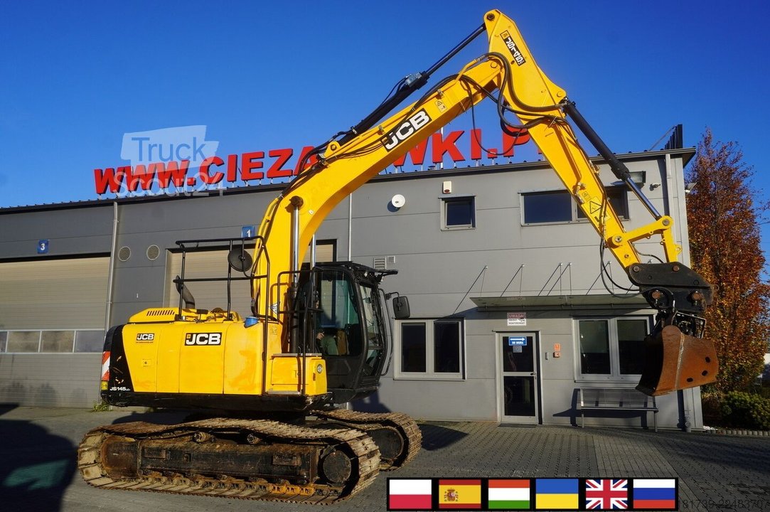 Kettenbagger JCB JS 145LC crawler excavator / 4800 MTH gebraucht