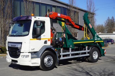 Containerschiffe DAF LF 18.310 E6 / Skip loader Fornal gebraucht
