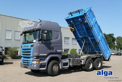 Kipper LKW SCANIA R 580 6x4, Meiller, Bordmatik, Klima, Hydr. AHK gebraucht