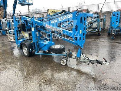 Trailer-Mounted Boom Lift Genie TZ34 (12m) gebraucht