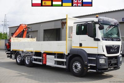 Plattform mit Kran MAN TGS 26.420 6x4 / Fassi F215A.2.24 gebraucht